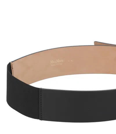 Max Mara Belts Black In Black