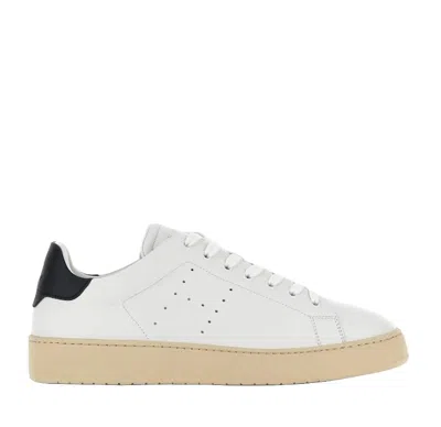 Hogan Perforated Leather Sneakers In Multi
