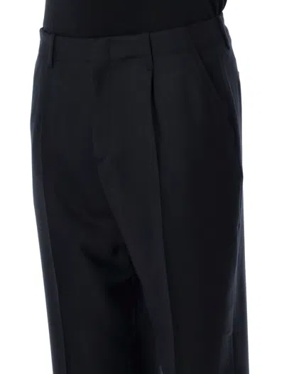 Our Legacy Borrowed Wool Chino In Black