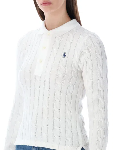 Polo Ralph Lauren Sweaters White In White