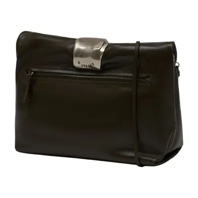 Staud Cuff Clutch  Leather Brown In Brown
