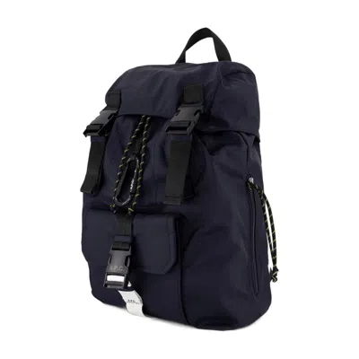 Apc Trek Backpack A.p.c. Pvc Blue In Black