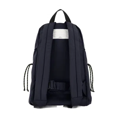 Apc Trek Backpack A.p.c. Pvc Blue In Black