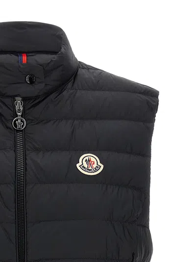 Moncler Igens Quilted Longue Gilets In Black