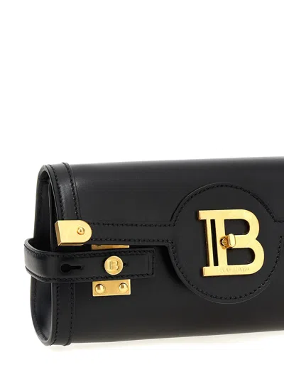 Balmain B-buzz Clutch In Black