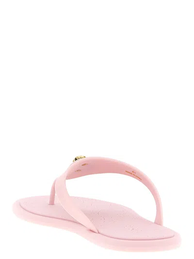 Versace 'alia' Sandals In Pink