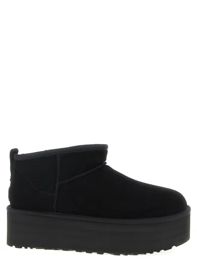 Ugg Classic Ultra Mini Boot With Platform In Black