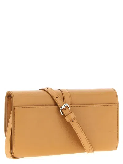 Stella Mccartney Ryder Rectangular Shoulder Crossbody Bag In Gold
