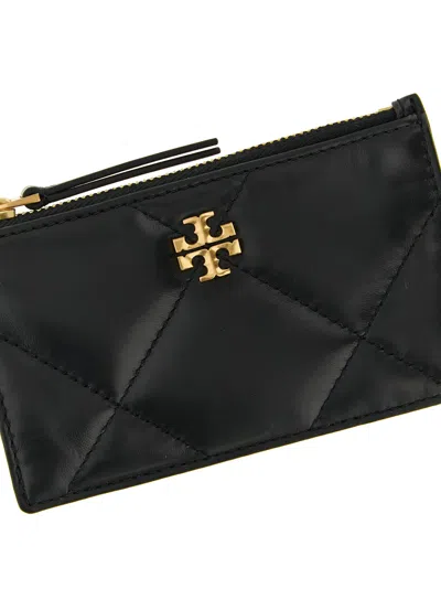 Tory Burch 'kira Dimond' Card Holder In Brown