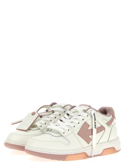 Off-white Off White 'out Of Office' Sneakers In Pink
