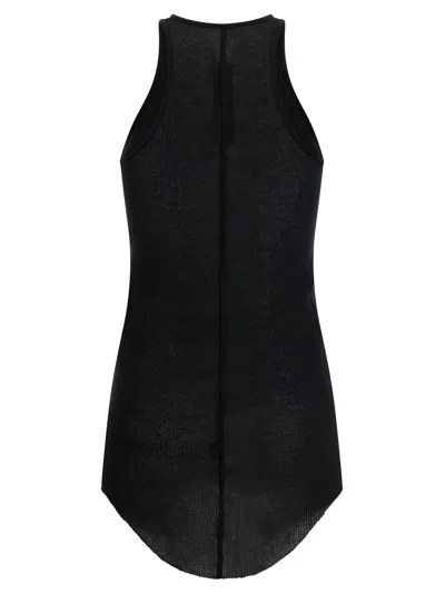 Rick Owens 'basic Rib' Tank Top In Black