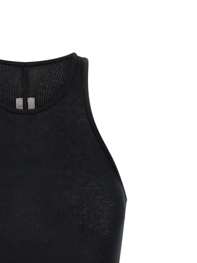 Rick Owens 'basic Rib' Tank Top In Black