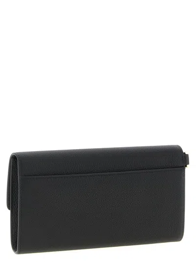 Tom Ford Hammered Clutch In Black