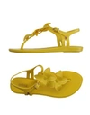 Melissa Flip Flops In Gelb