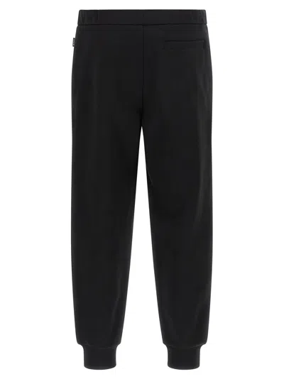 Hugo Boss Striped Insert Track Pants In Black