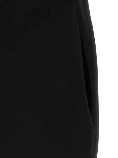 Self-portrait 'black Crêpe Flower Mini' Dress In Black