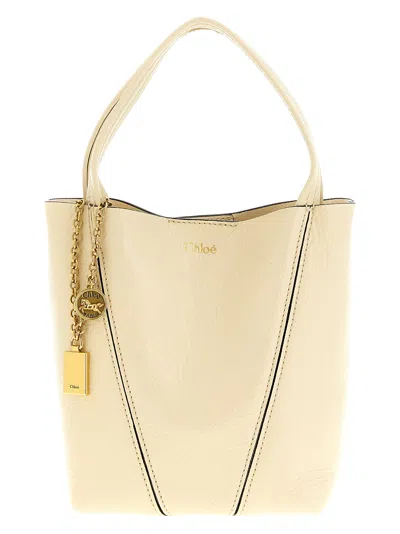 Chloé Spin Handbag In Neutral