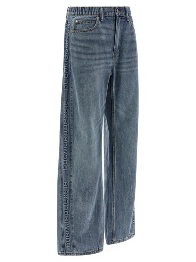 Alexander Wang Balloon Jogger Jeans In Blue