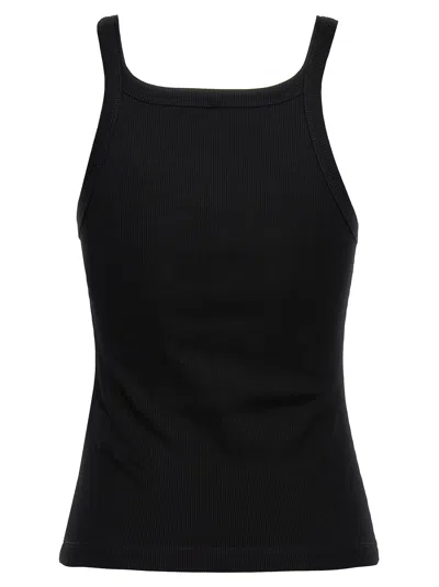 Fendi Logo Tank Top In Black