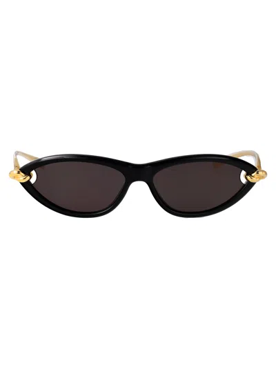 Bottega Veneta Womens Black Bv1390s Cat-eye Acetate Sunglasses In Black