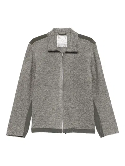 Ranra Reach Wool Nylon Outdoor Track Top In Gray