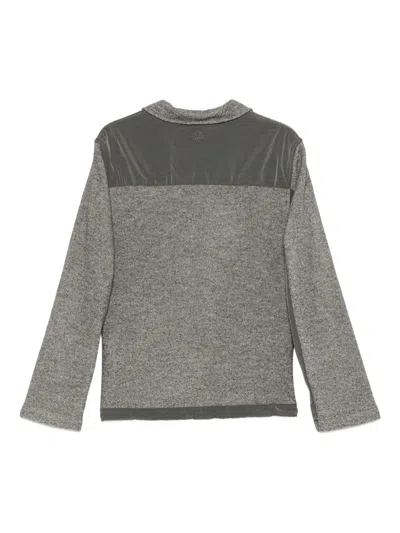 Ranra Reach Wool Nylon Outdoor Track Top In Gray