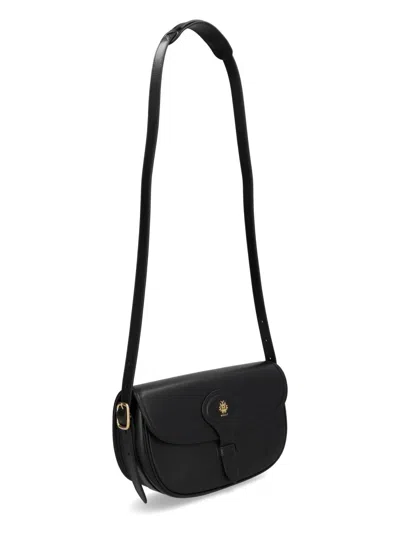 Bally Leather Crossbody Bag In Black