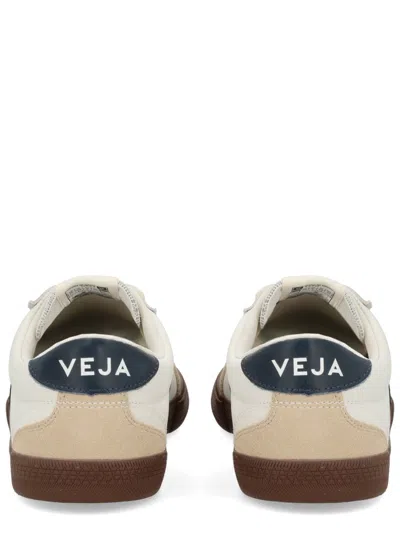 Veja Volley Sneakers With Contrasting Inserts In White
