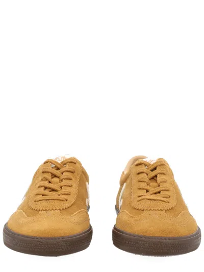 Veja Volley Tent Brown And White Suede Sneakers In Brown