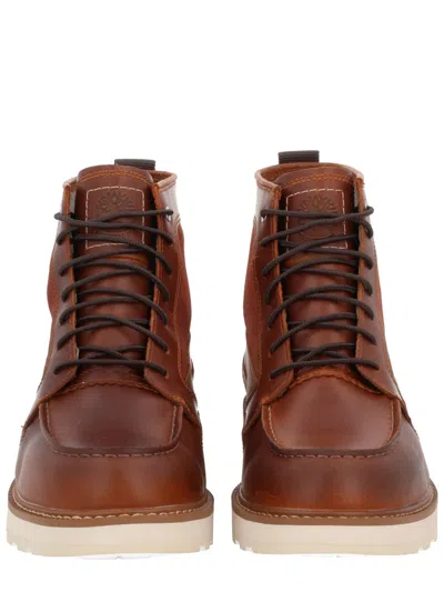 Timberland Waterproof Lace Up Boot In Brown