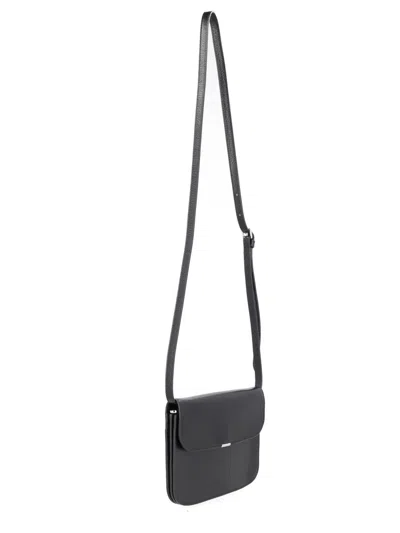 Lemaire "soft Tab" Wallet In Black