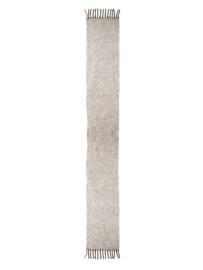 Ruslan Baginskiy Logo-embroidered Scarf In Brown