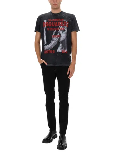 Dsquared2 Dsquared T-shirt With Print In Black