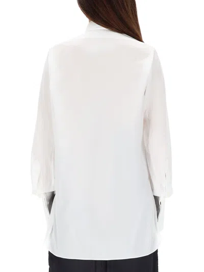 Maison Margiela White Regular Solid Shirt In White