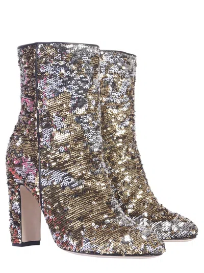 Paris Texas Stivale Con Paillettes In Gold
