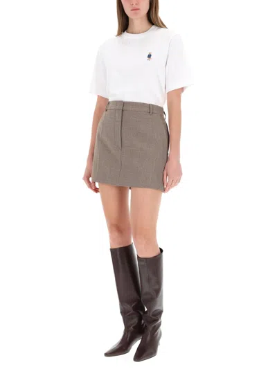 Maison Kitsuné Dressed Fox Cotton T-shirt In White