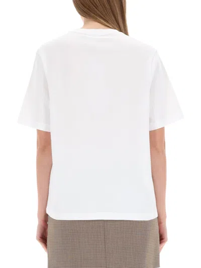 Maison Kitsuné Dressed Fox Cotton T-shirt In White