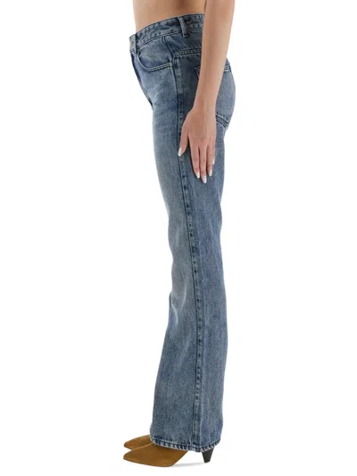 Isabel Marant High-waisted Straight Blue Jeans In Blue
