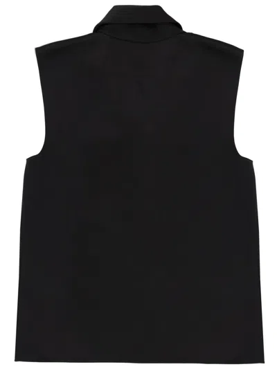 Theory Draped Top In Black