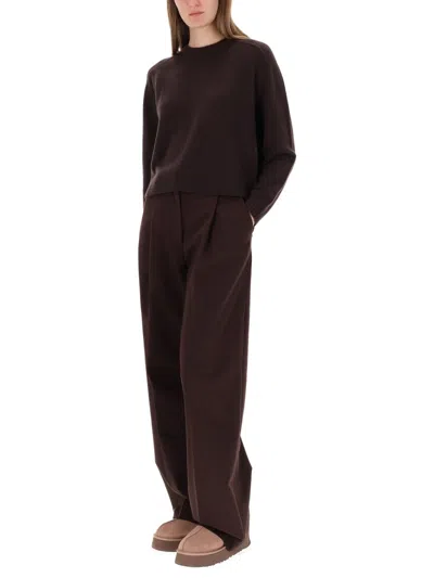 Theory Cashmere Sweater In Brown