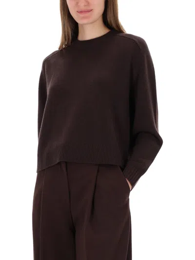 Theory Cashmere Sweater In Brown