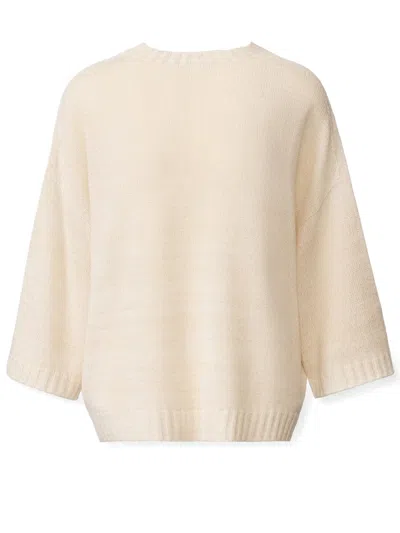 Fabiana Filippi Sequin-embellished Raglan-sleeve Jumper In Neutral