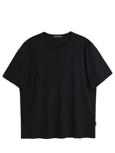 Our Legacy New Box T-shirt In Black In Nero
