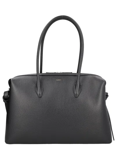 Yuzefi Large Brioche Shoulder Bag Gold Hardware In Pattern