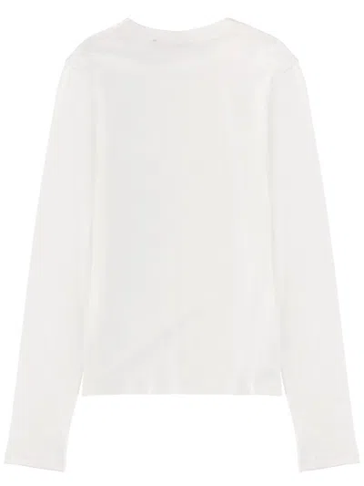 Theory White Solid Crew Neck T-shirt In White