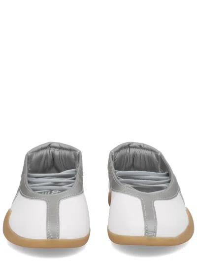 Adidas Originals Taekwondo Mei Ballet Metallic Leather-trimmed Leather Sneakers In Silver