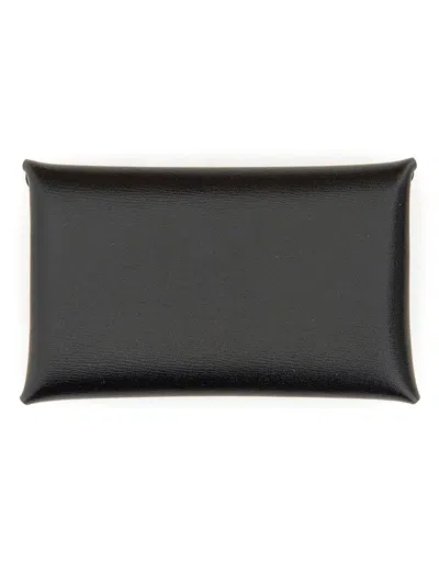 Jil Sander Envelope Coin Purse In Black
