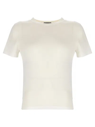 Theory Wool T-shirt In White