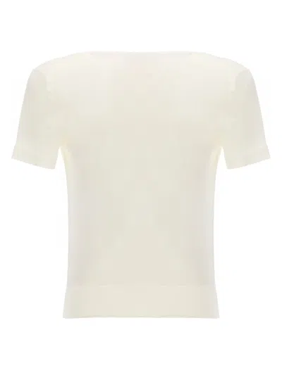 Theory Wool T-shirt In White