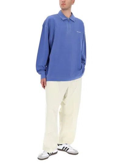 Carhartt White Relaxed Elasticated Pants In White